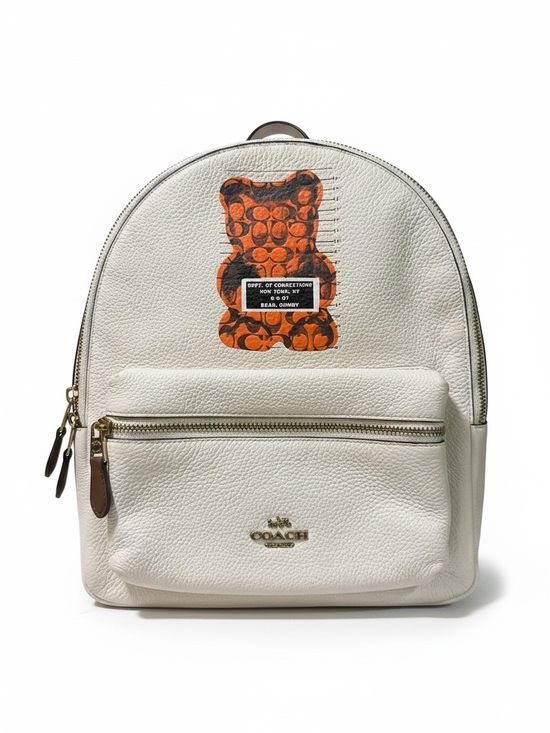 Coach Handbags - Coach x Gummy Bear White Pebbled Leather Backpack F76656 Limited Edition
